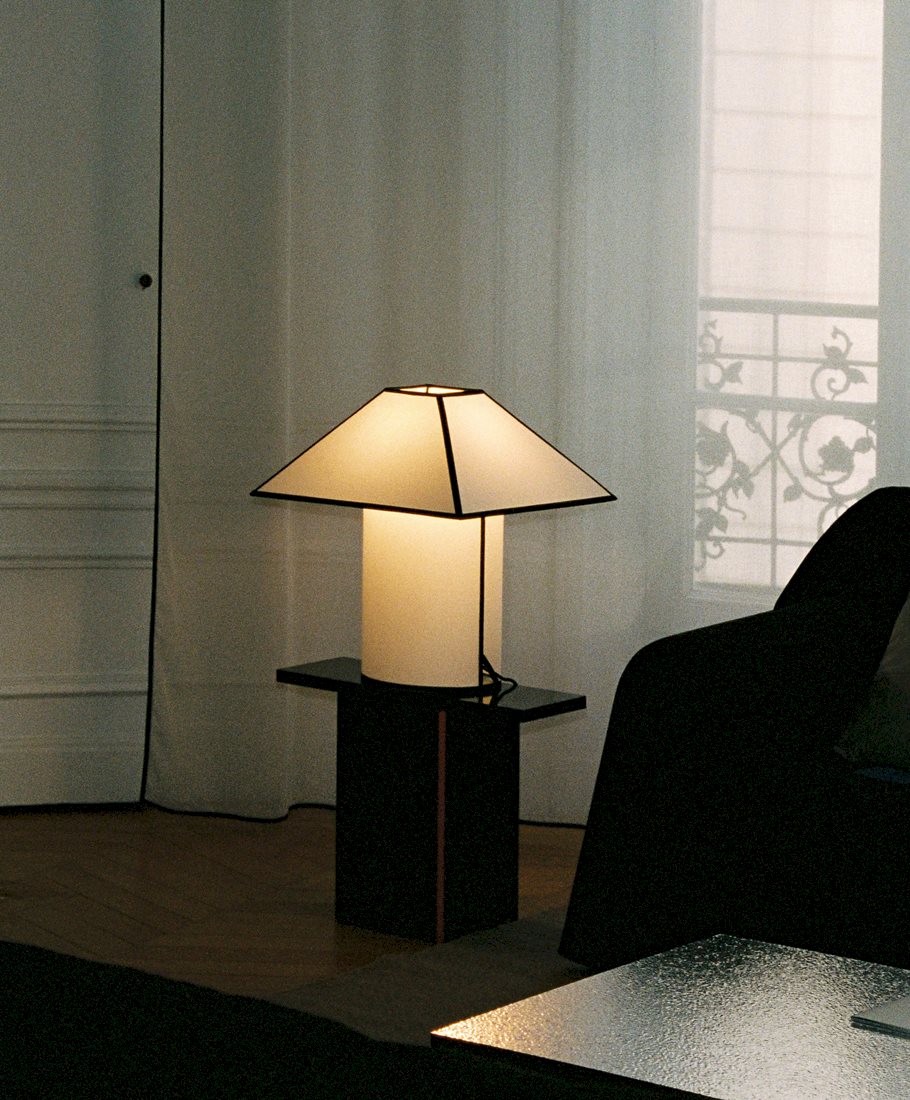 Ava Pyramid Table Lamp