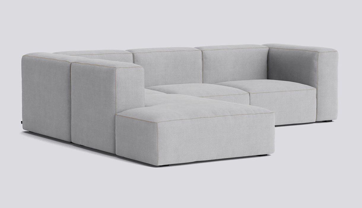 Mags Soft Corner Combination 2 Left-Full upholstery-Linara-443-Beige stitches