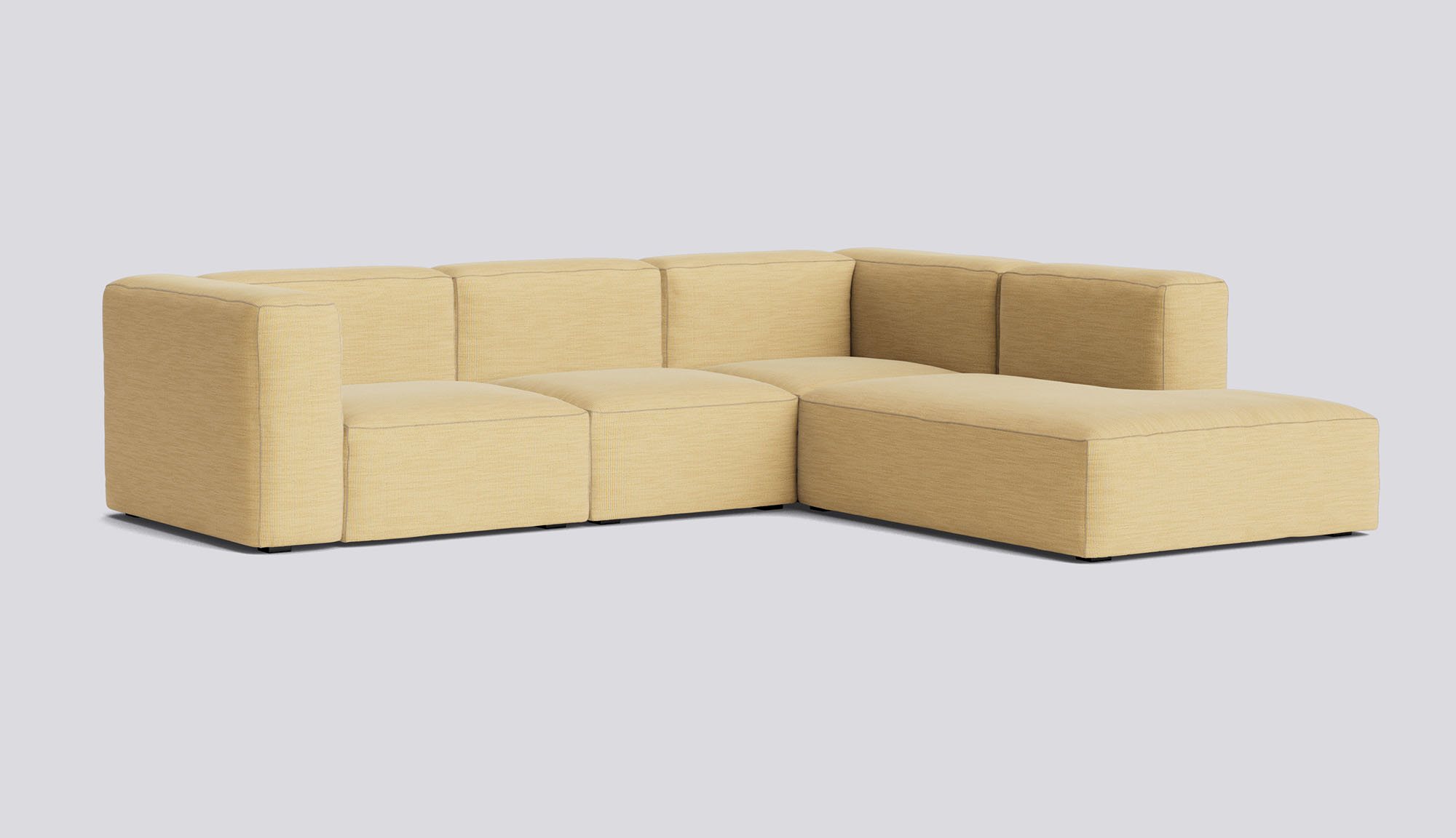  Mags Soft Corner Combination 2 Right-Full upholstery-Yuma-833-Beige stitches
