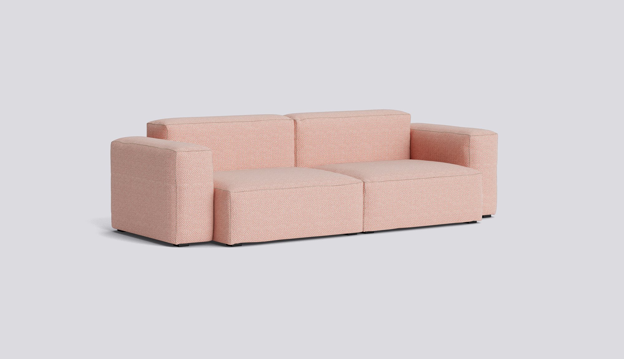 Mags Soft 2,5 Seater Low armrest Combination 1-Full upholstery-Tartaglia-Red white 861-Beige stitches