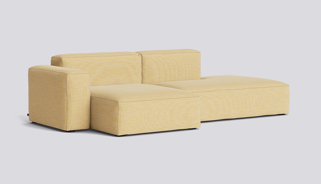 Mags Soft 2,5 Seater Low armrest Combination 3 Left-Full upholstery-Yuma-833-Beige stitches