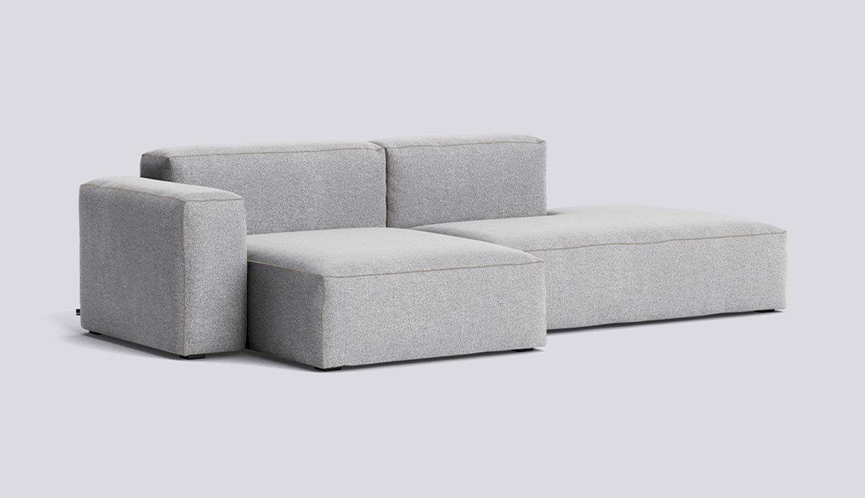 Mags Soft 2,5 Seater Low armrest Combination 3 Left-Full upholstery-Hallingdal-130-Beige stitches