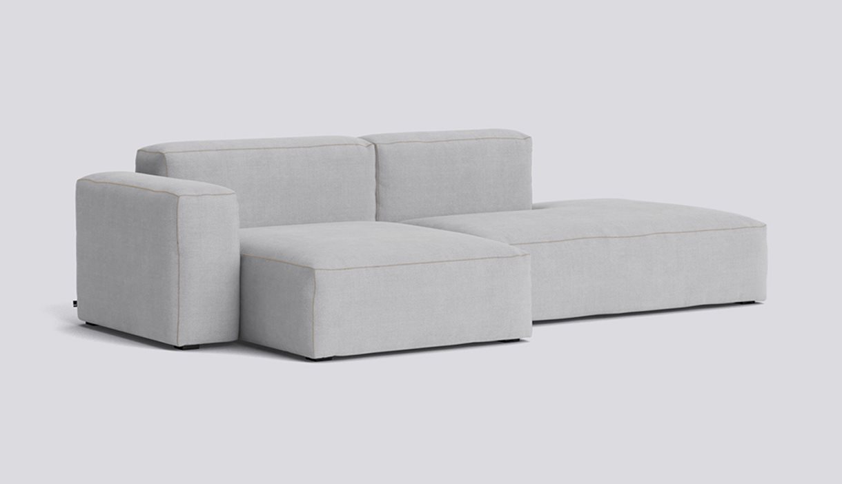 Mags Soft 2,5 Seater Low armrest Combination 3 Left-Full upholstery-Linara-443-Beige stitches