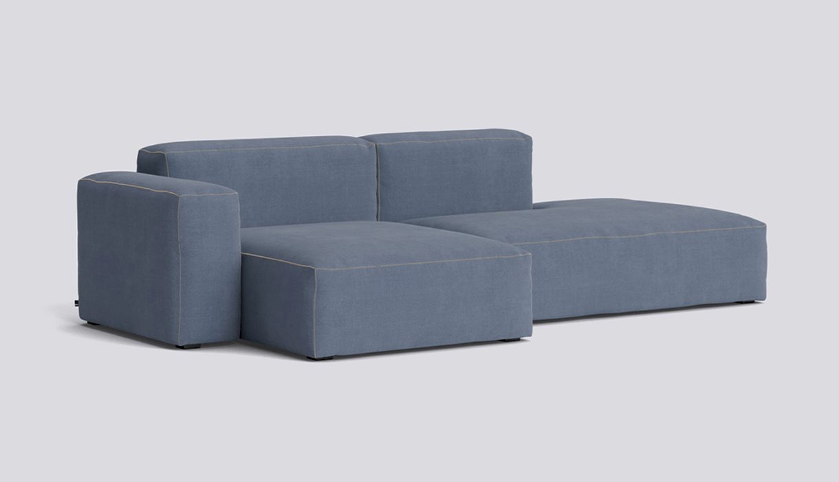 Mags Soft 2,5 Seater Low armrest Combination 3 Left-Full upholstery-Linara-198-Beige stitches