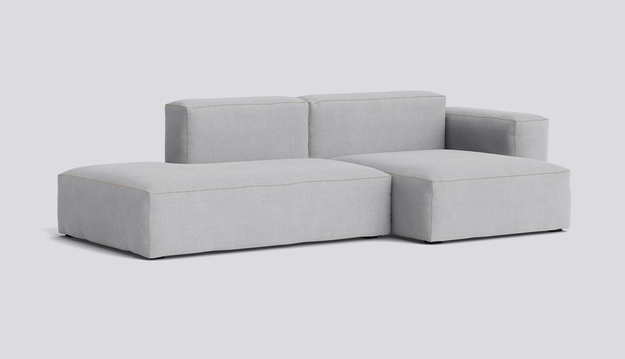 Mags Soft 2,5 Seater Low armrest Combination 3 Right-Full upholstery-Linara-443-Beige stitches