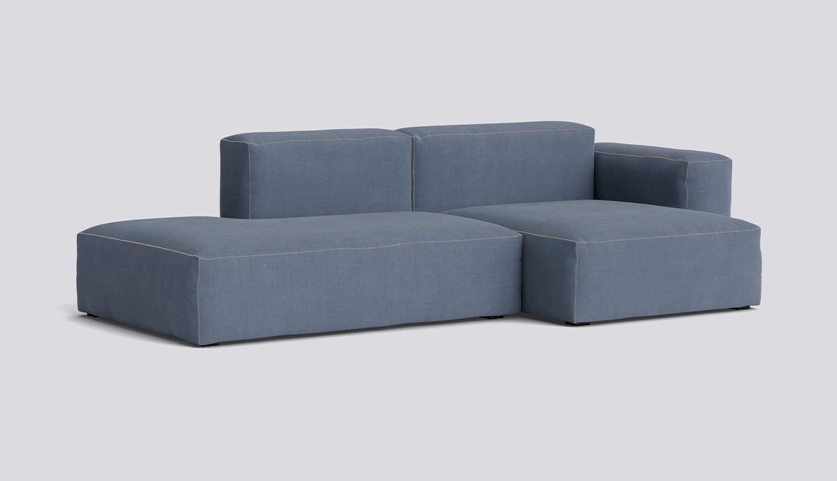  Mags Soft 2,5 Seater Low armrest Combination 3 Right-Full upholstery-Linara-198-Beige stitches