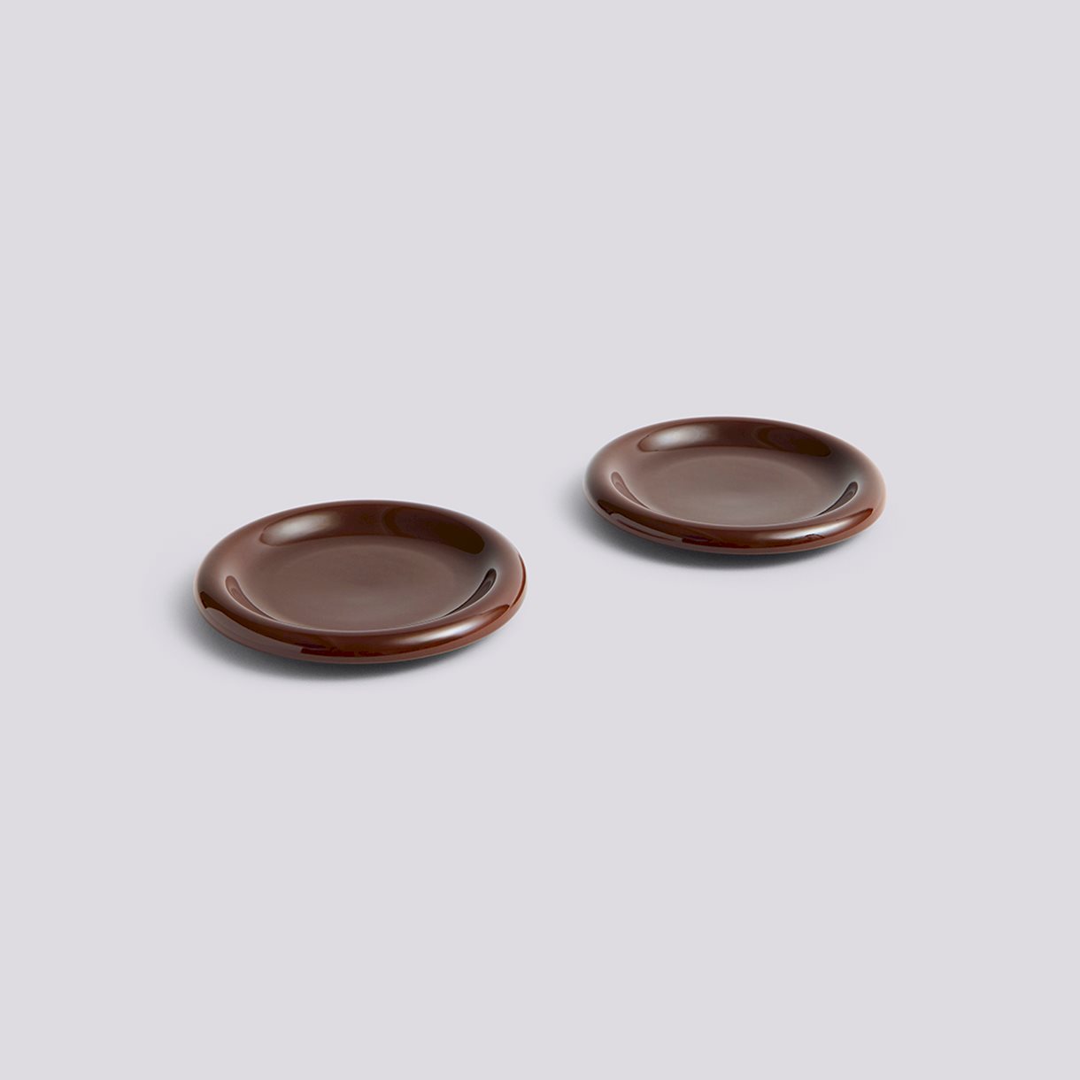 Barro Plate-Set of 2-Ø18-Burgundy