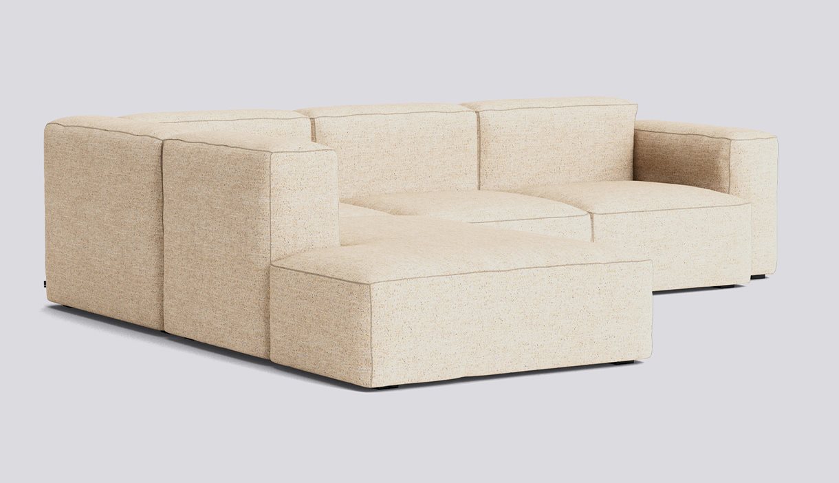 Mags Soft Corner Low armrest Combination 2 Left-Full upholstery-Bolgheri-LGG60-Beige stitches