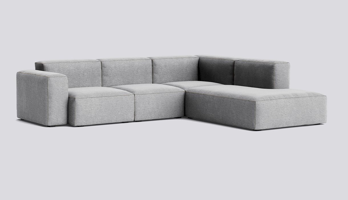 Mags Soft Corner Low armrest Combination 2 Right-Full upholstery-Hallingdal-130-Beige stitches