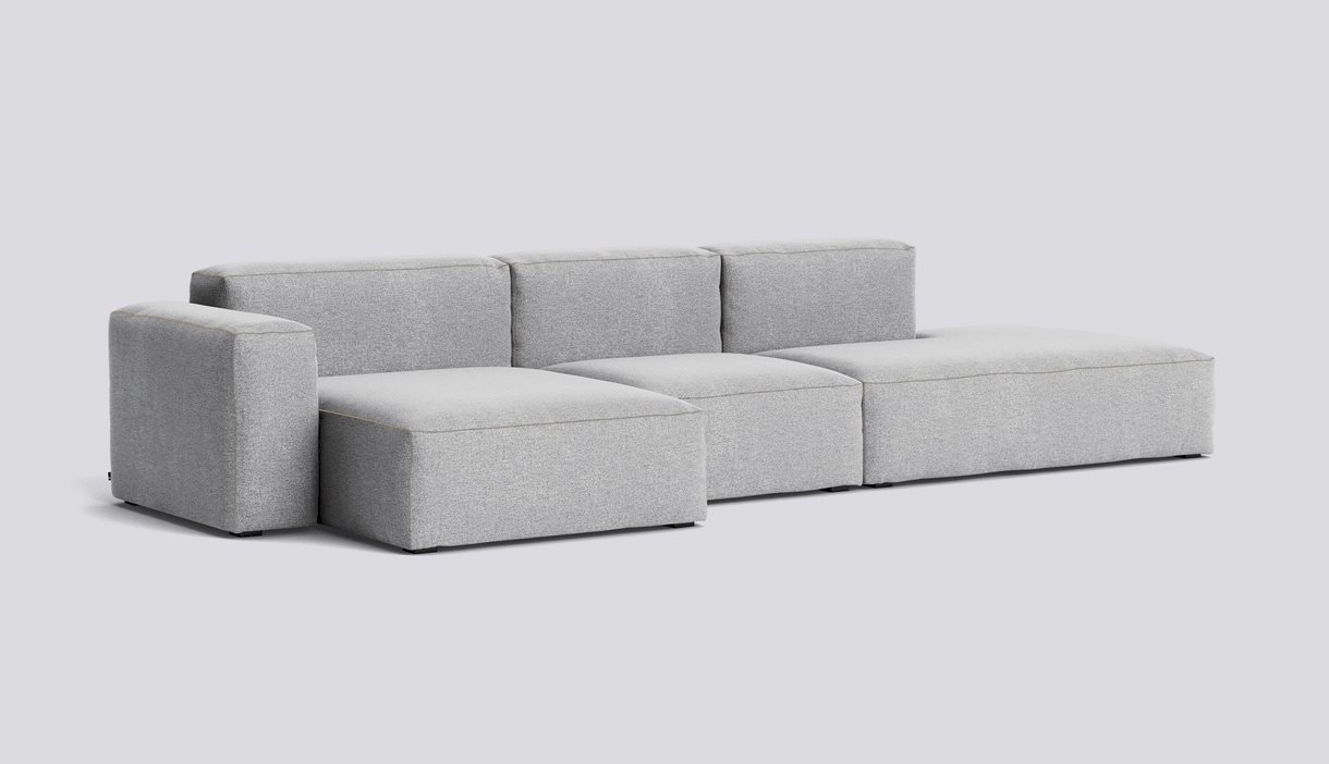  Mags Soft 3 Seater Low armrest Combination 4 Left-Full upholstery-Hallingdal-130-Beige stitches