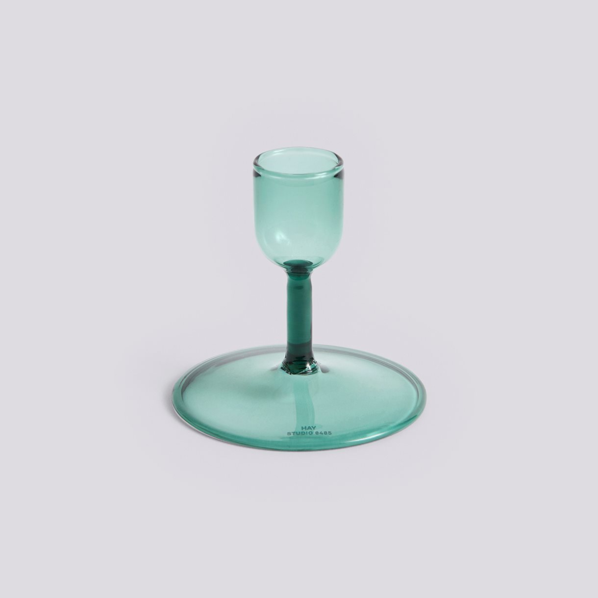  Tiny Candleholder-Straight-Aqua