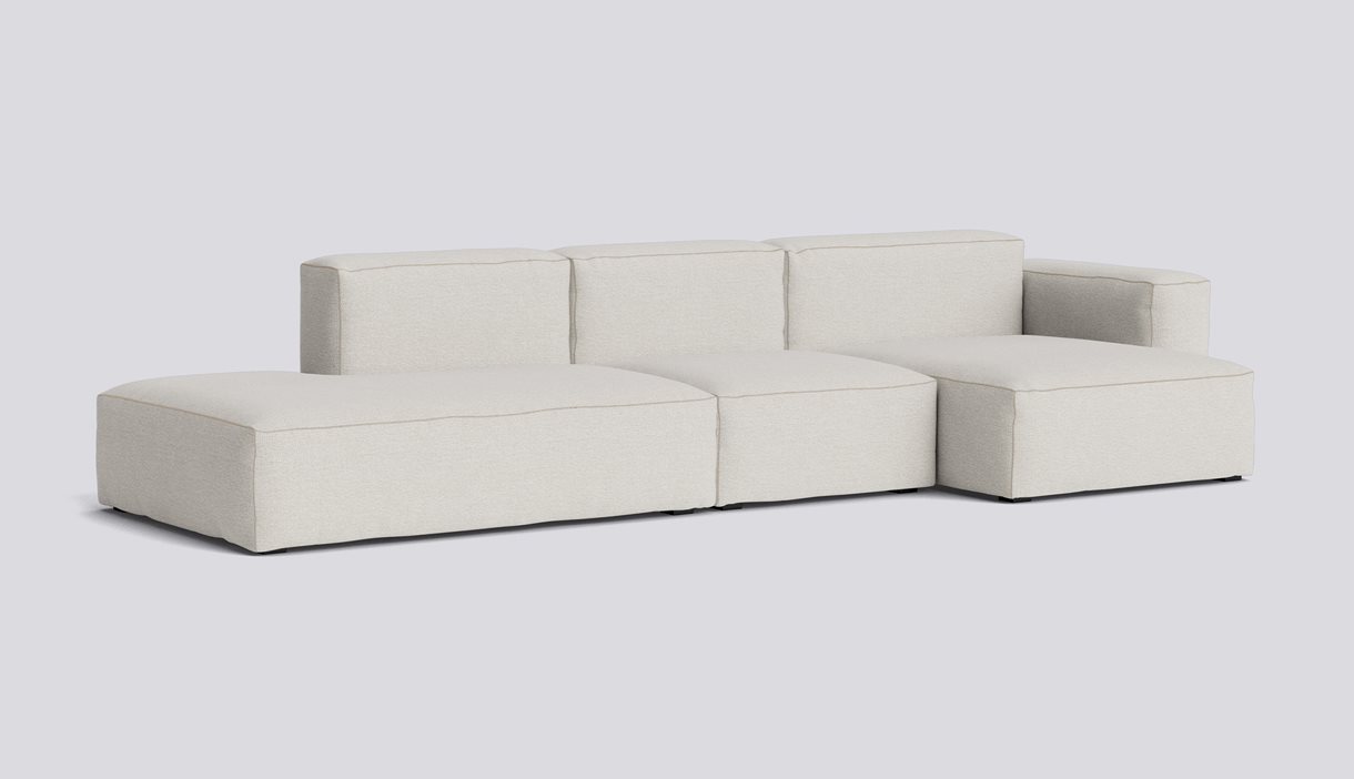  Mags Soft 3 Seater Low armrest Combination 4 Right-Full upholstery-Story-102-Beige stitches
