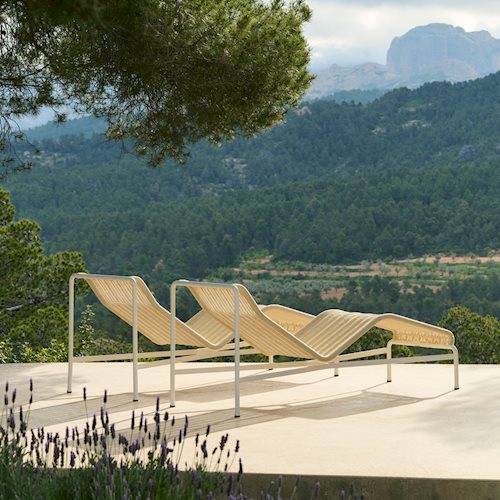 Palissade Cord Chaise Longue by HAY
