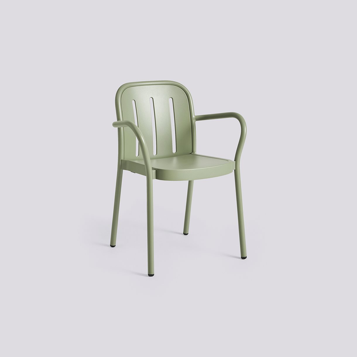Deville Armchair-Thyme green powder coated aluminium