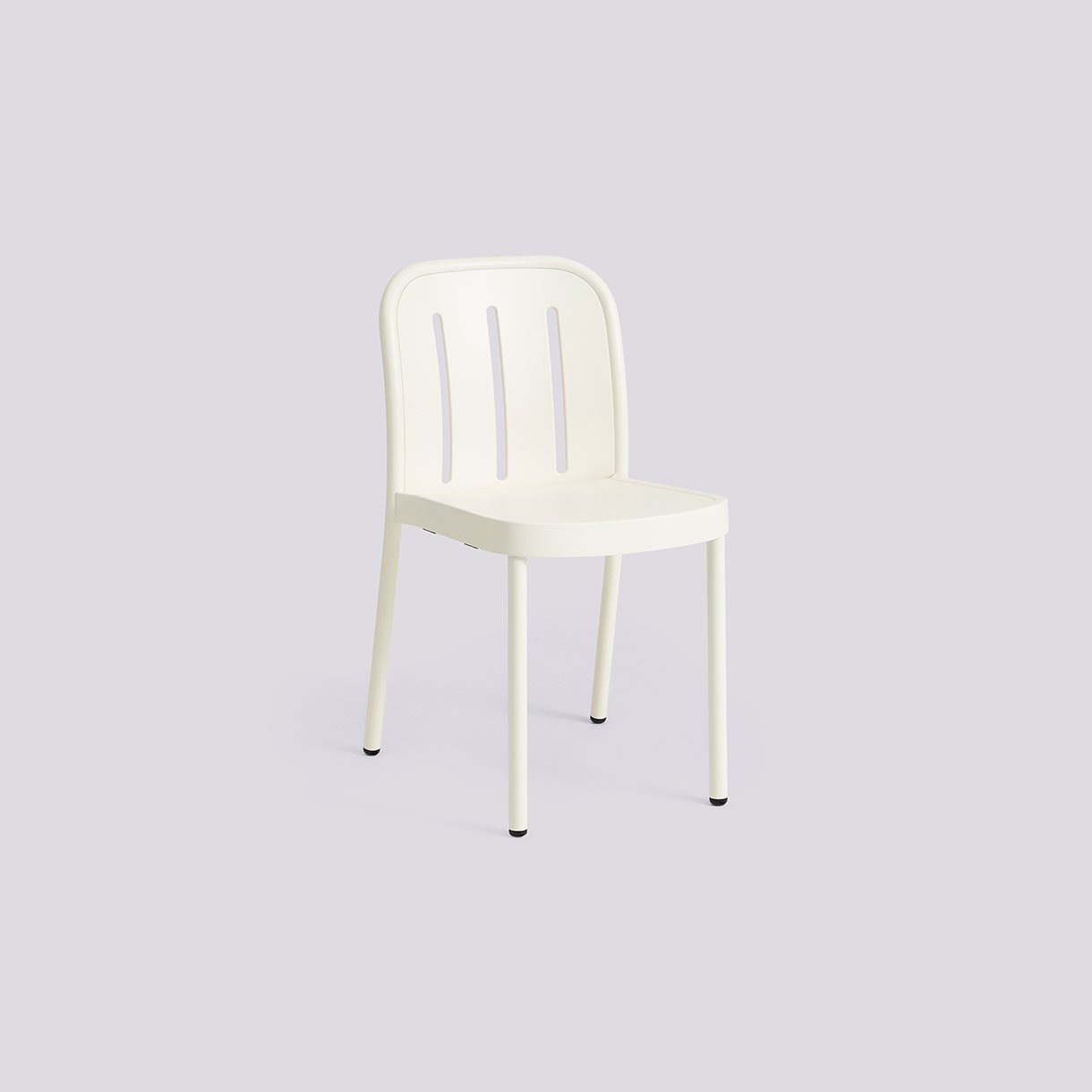  Deville Chair-Cream white powder coated aluminium