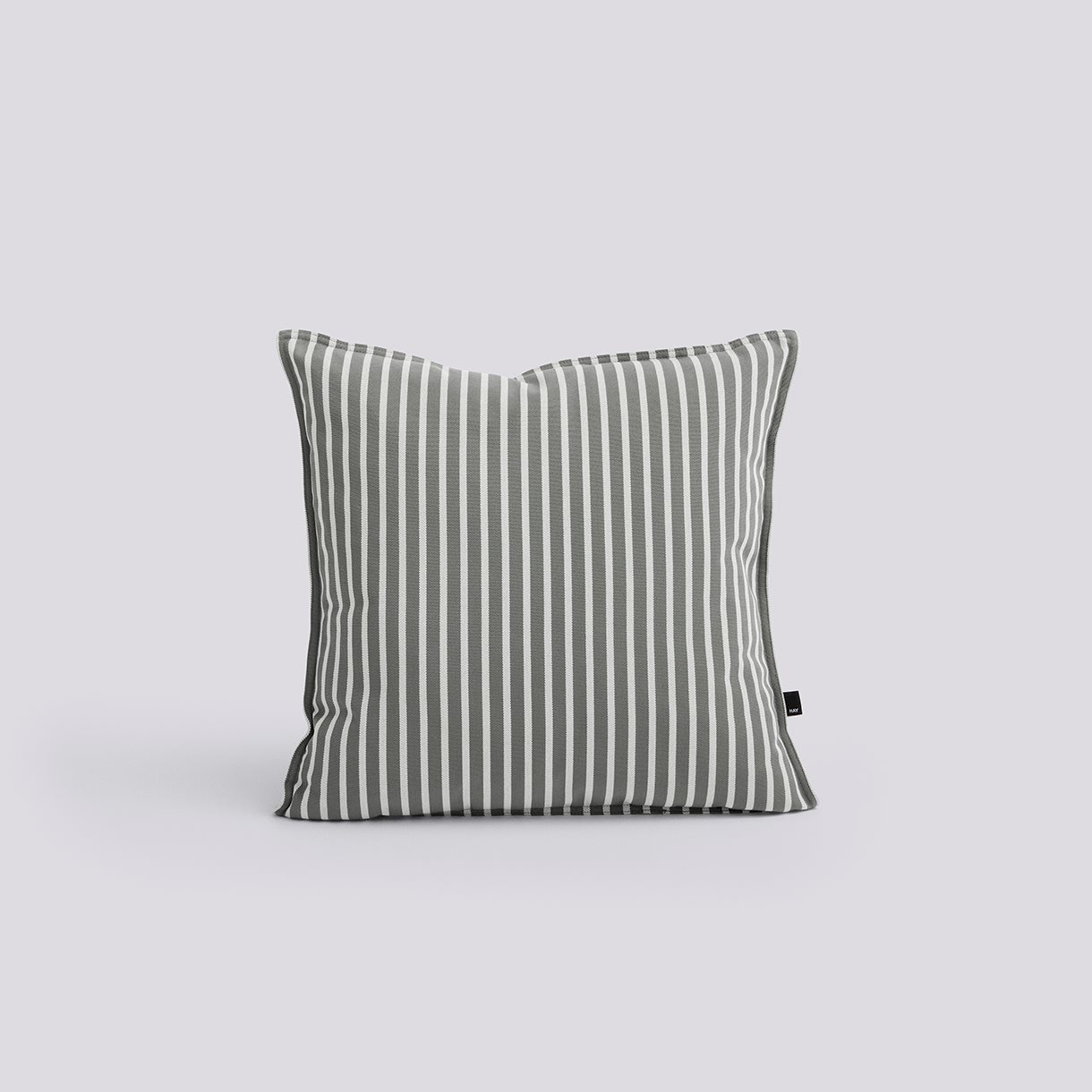 Terrazza Cushion-50 x 50-Grey bold stripe