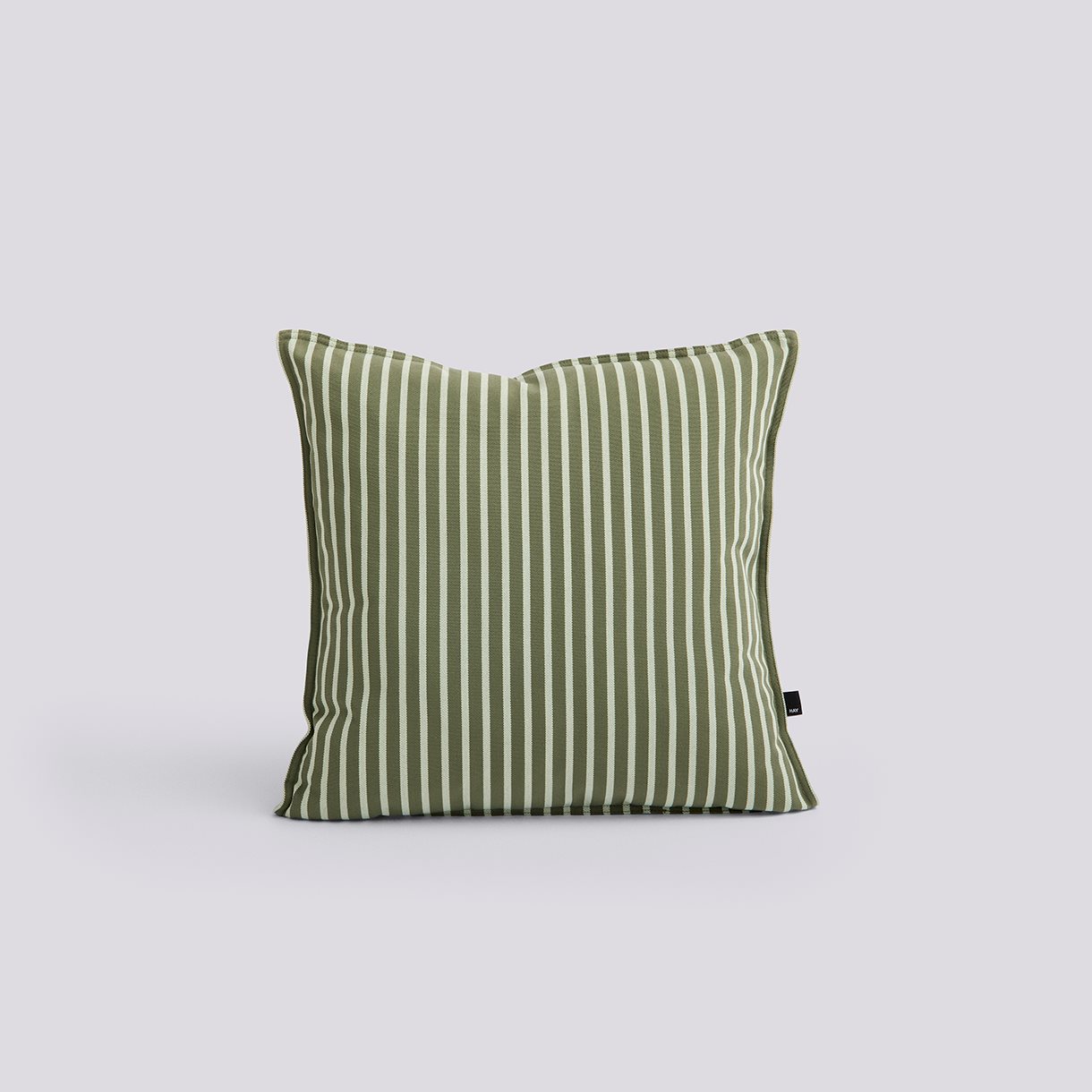  Terrazza Cushion-50 x 50-Olive bold stripe