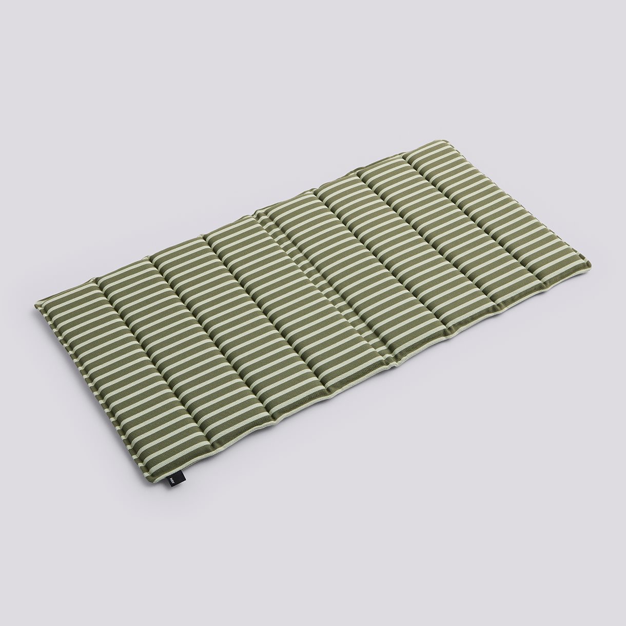  Terrazza Folding Seat Cushion-82 x 40-Olive bold stripe