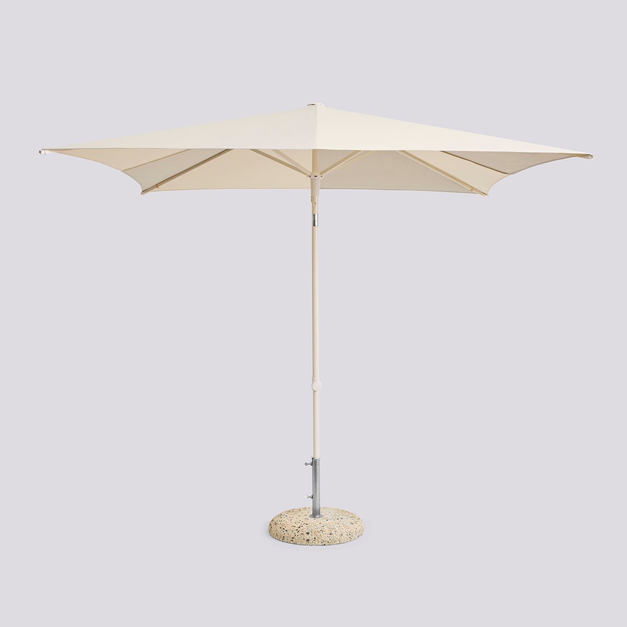  Terrazza Parasol-Square-Off-white and grey