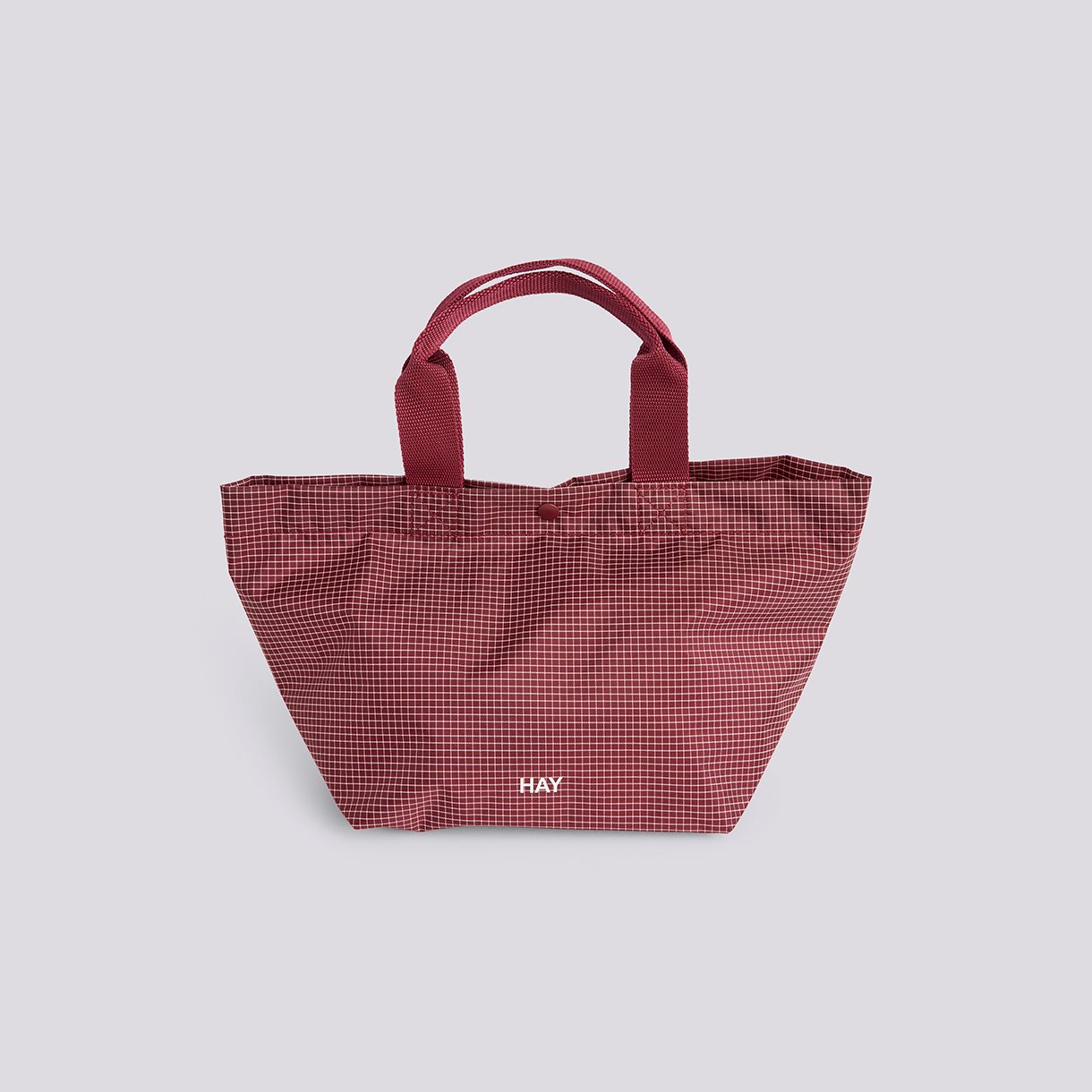  Grid Everyday Bag-Mini-Burgundy