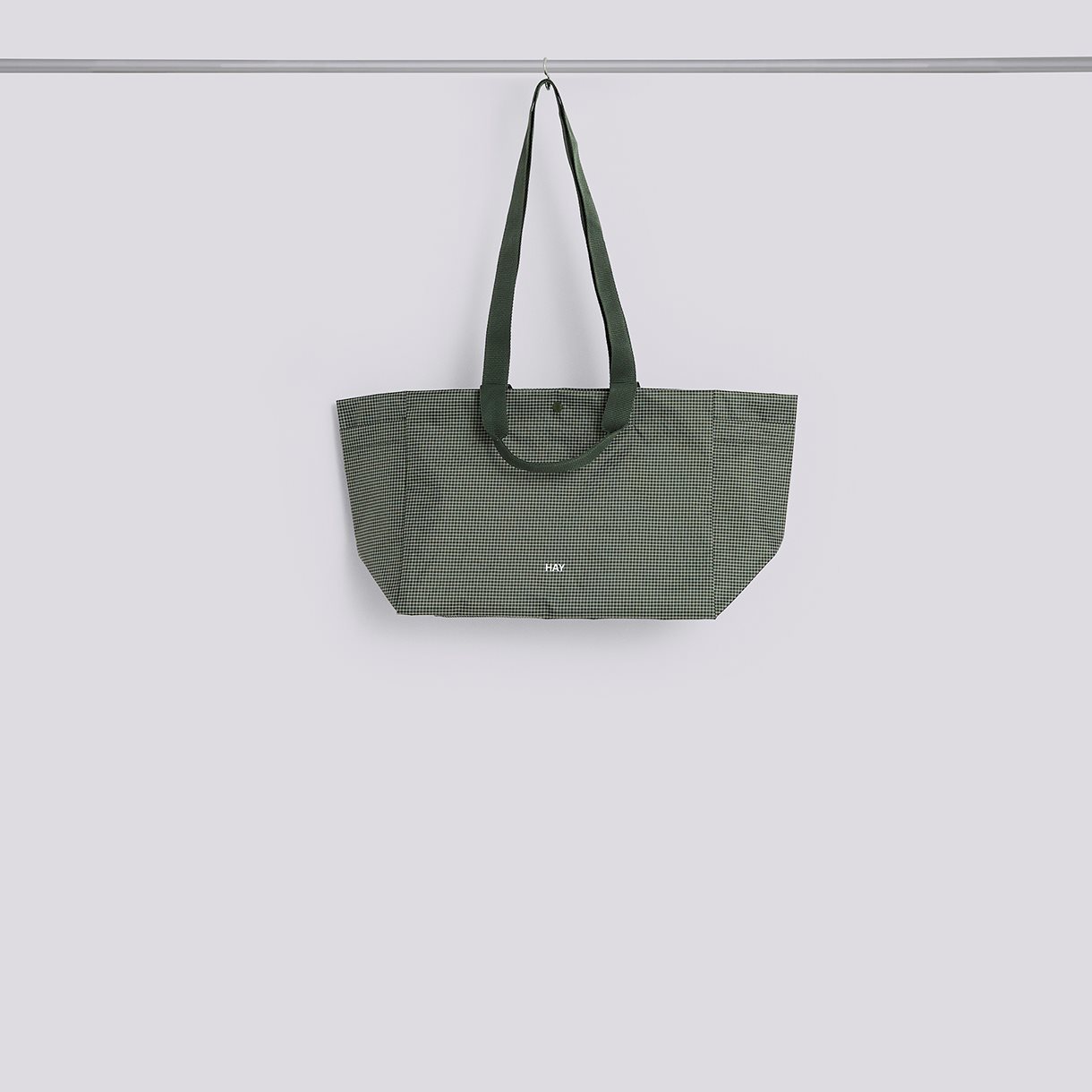 Grid Weekend Bag-Small-Dark green