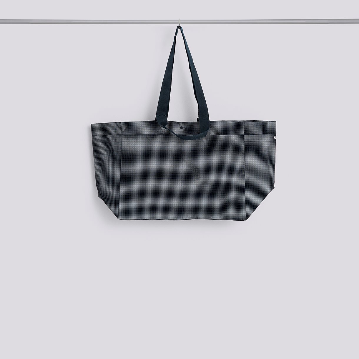 Grid Weekend Bag-Medium-Dark blue