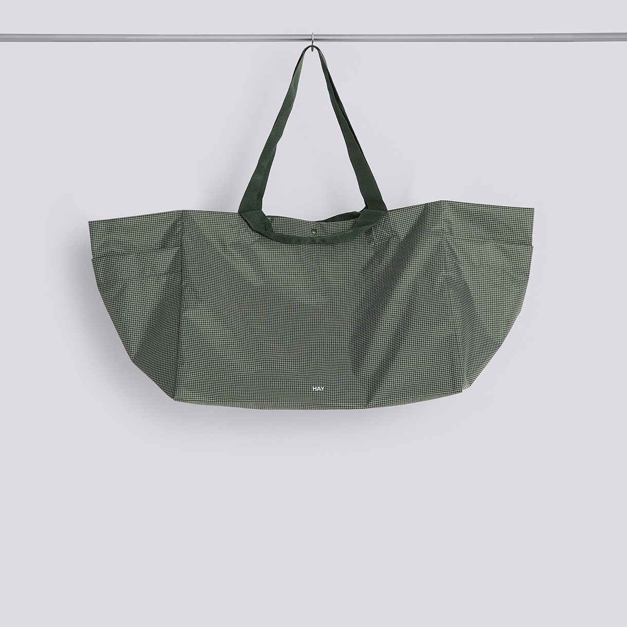 Grid Weekend Bag-Large-Dark green