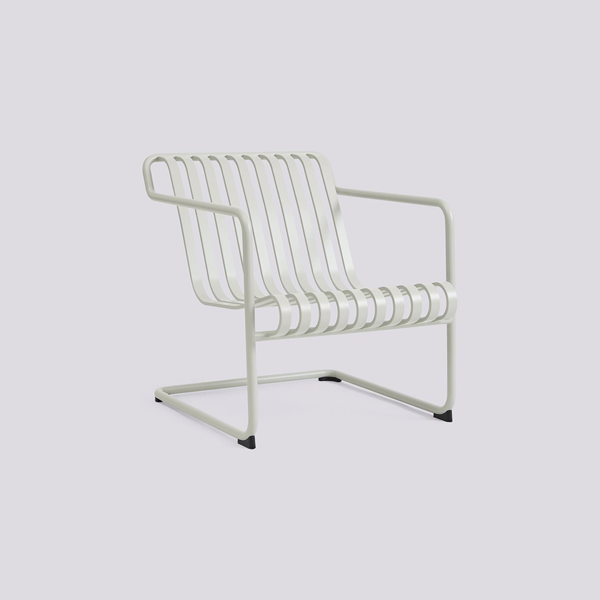  Palissade Cantilever Lounge Chair Low-Sky grey powder coated steel