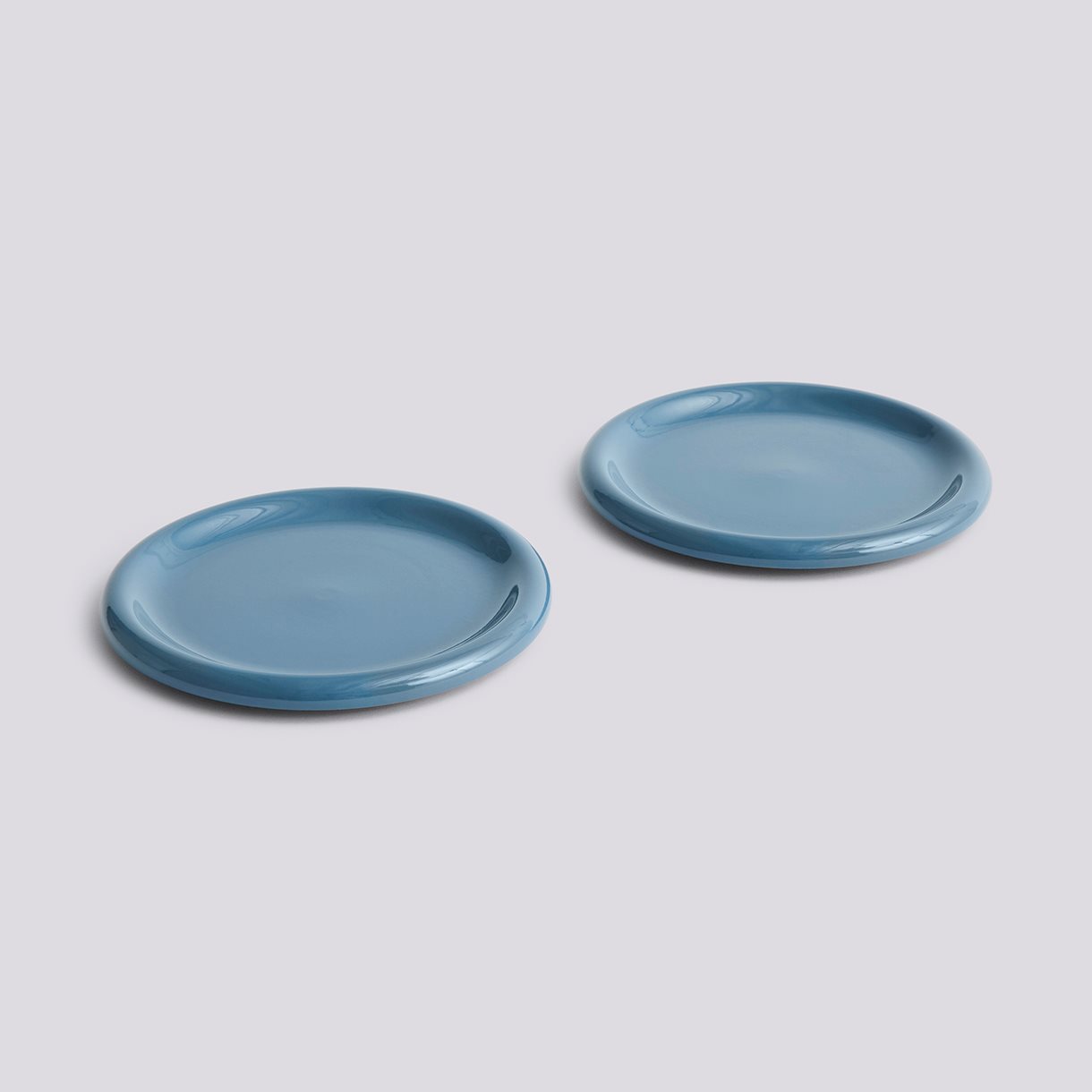 Barro Plate-Set of 2-Ø24-Dark blue