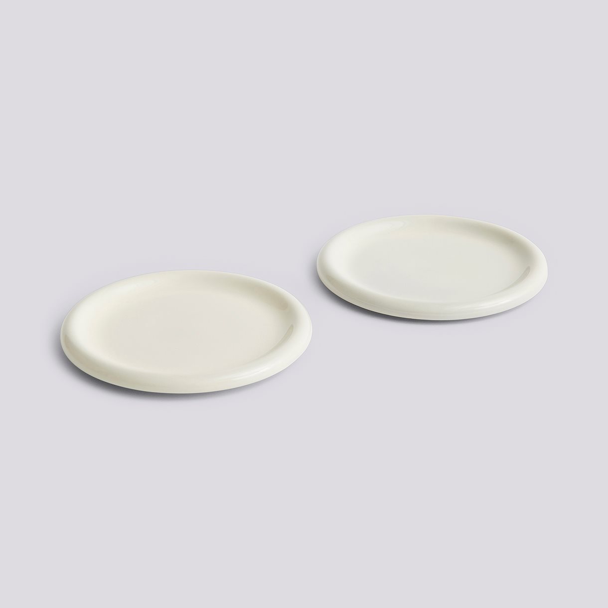 Barro Plate-Set of 2-Ø24-Off-white