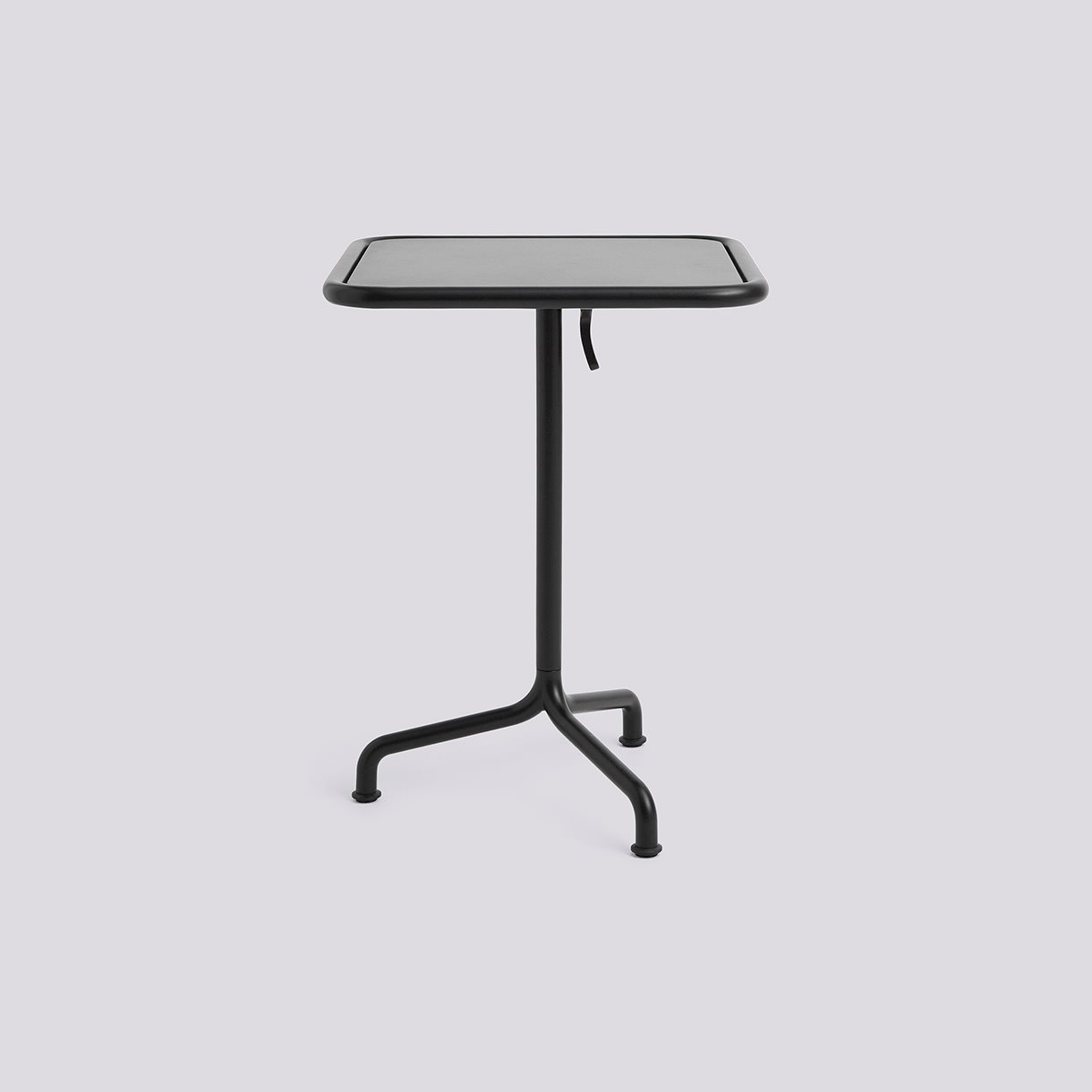 Deville Table Anthracite powder coated aluminium frame-L55 x W55 x H74-Anthracite powder coated steel tabletop