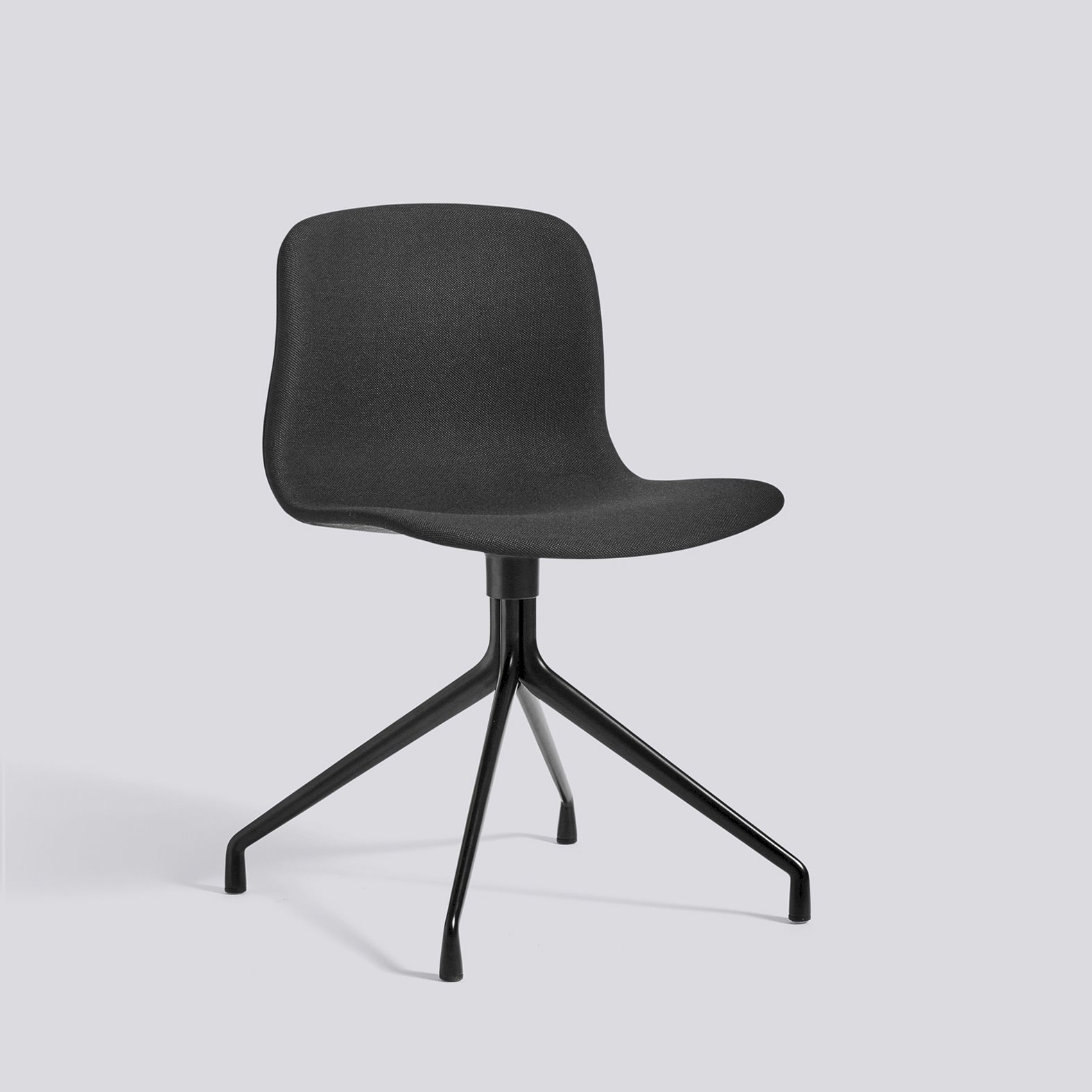 AAC11 Black powder coated aluminium 4 star swivel base Standard glider-Full upholstery-Steelcut-190