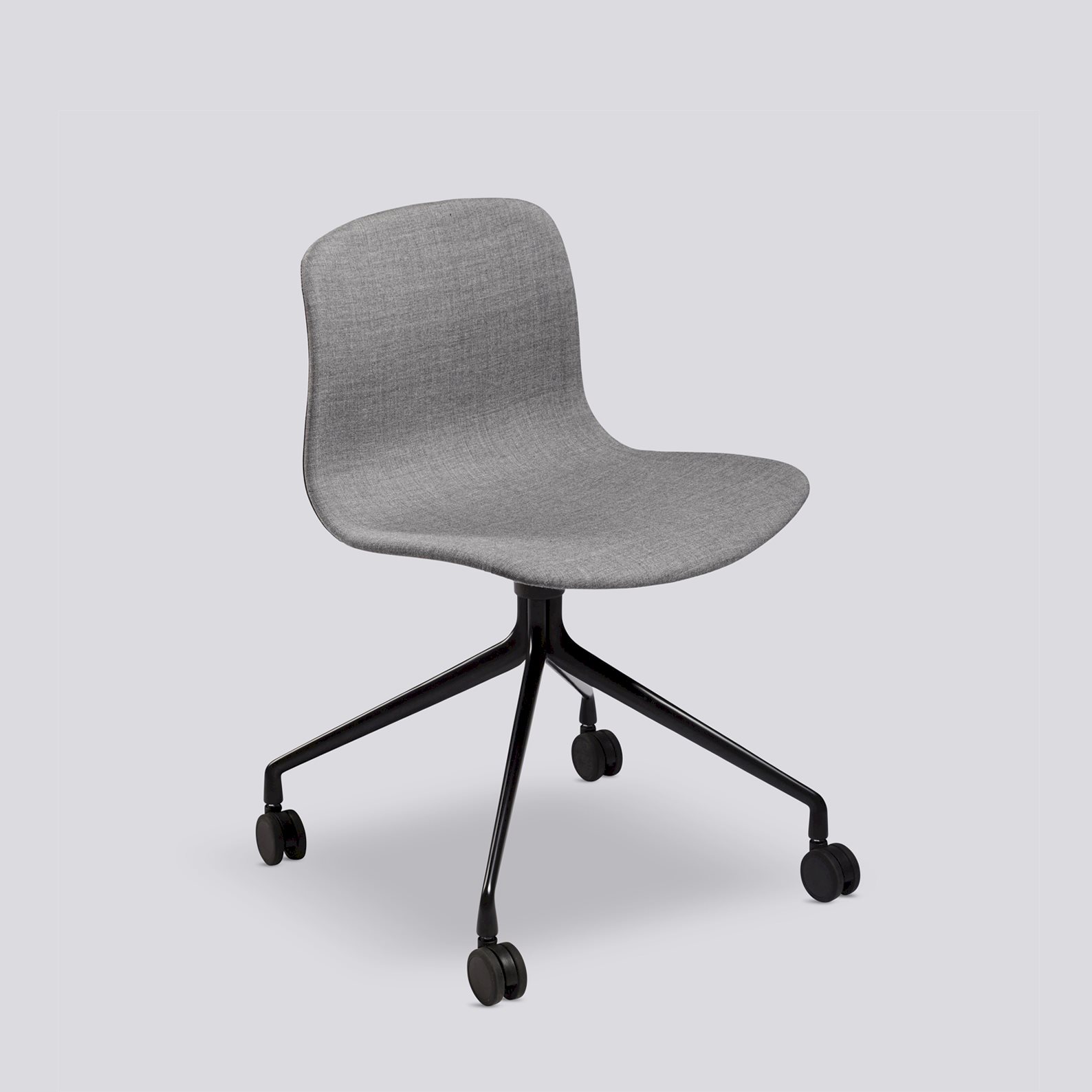  AAC15 Black powder coated aluminium 4 star swivel wheel base-Full upholstery-Remix-143