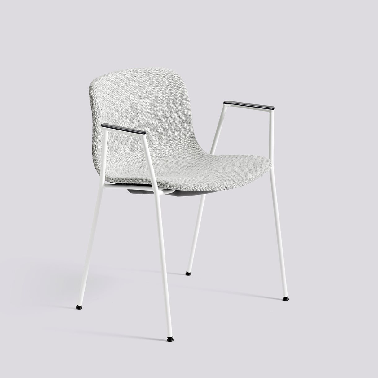  AAC19 White powder coated steel 4 leg base Standard glider-Full upholstery-Hallingdal-116