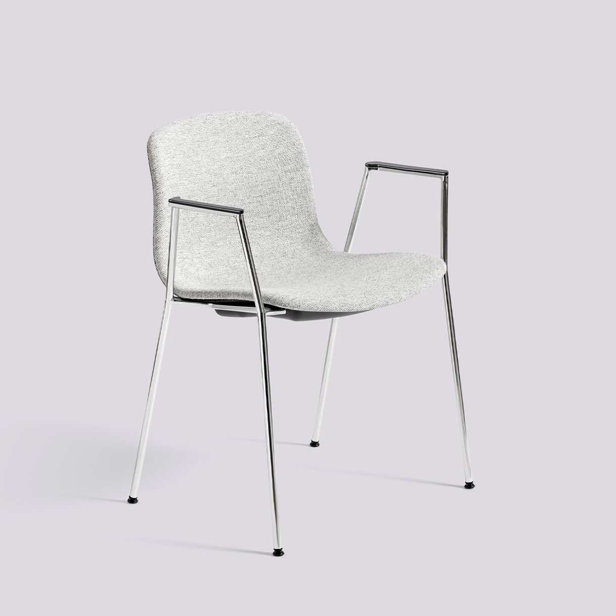 AAC19 Chromed steel 4 leg base Standard glider-Full upholstery-Hallingdal-116