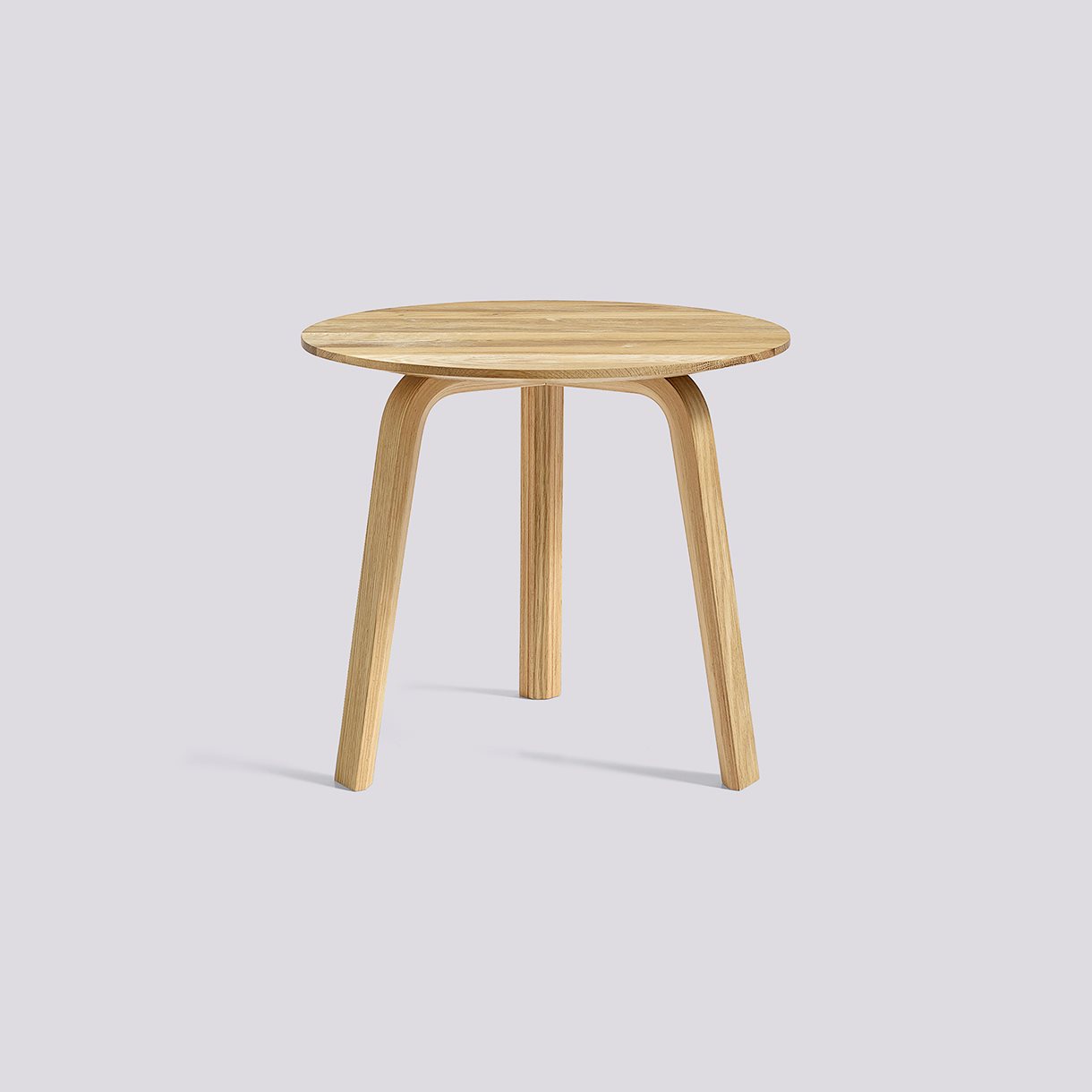  Bella Coffee-Ø45 x H39-Oiled solid oak solid tabletop and veneer legs