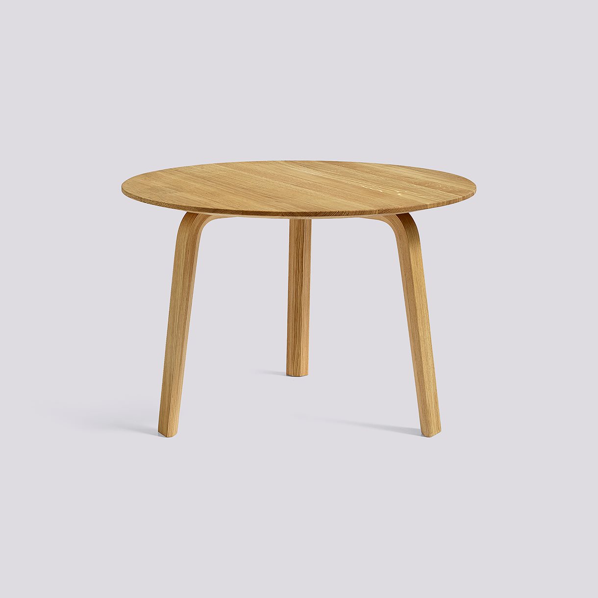  Bella Coffee-Ø60 x H39-Oiled solid oak solid tabletop and veneer legs