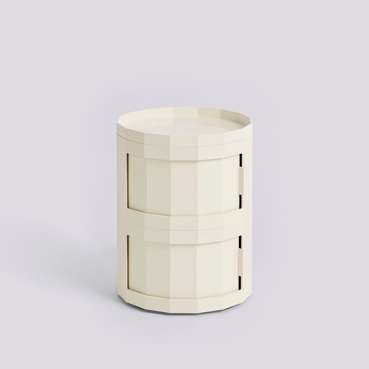  Facet Cabinet 20 incl. feet and castors Two doors-Eggshell