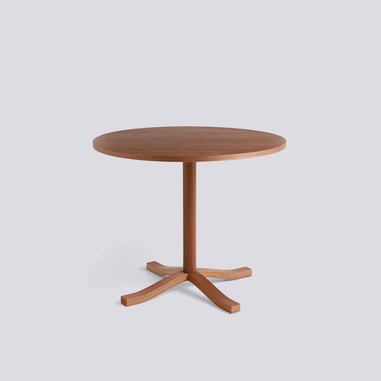 Pastis Table-Ø90 x H74-Water-based lacquered walnut