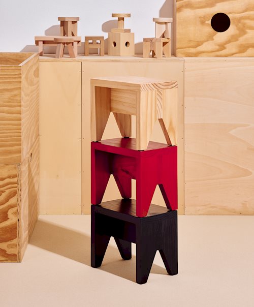 Manolito Stool by HAY