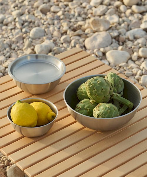 Outdoor Market Steel Bowl by HAY