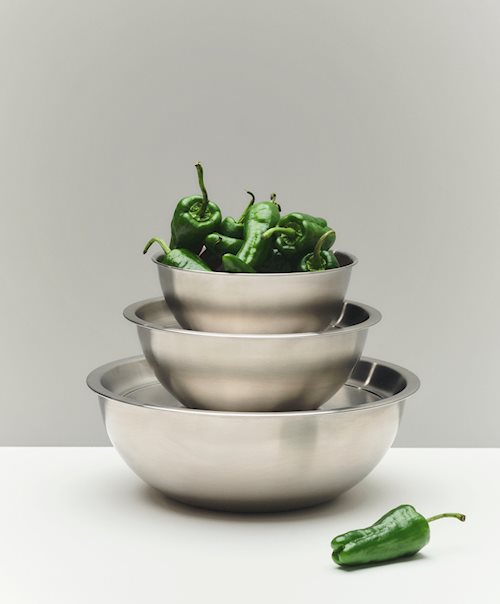 Outdoor Market Steel Bowl With Lid by HAY