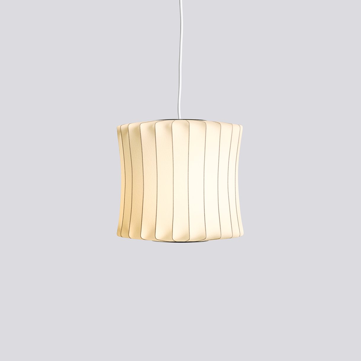 Nelson Lantern Bubble Pendant-Small-Off white