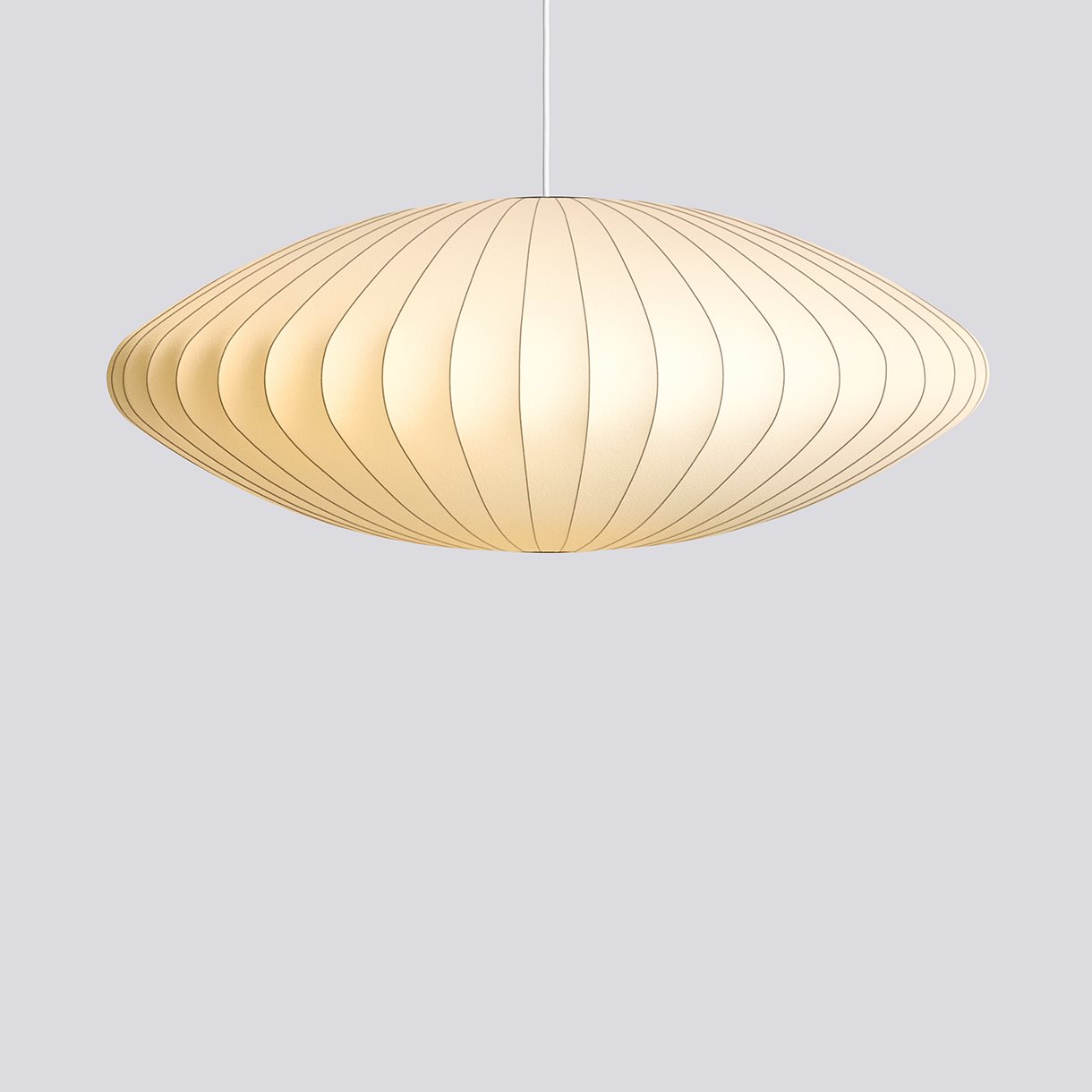 Nelson Saucer Bubble Pendant-Large-Off white