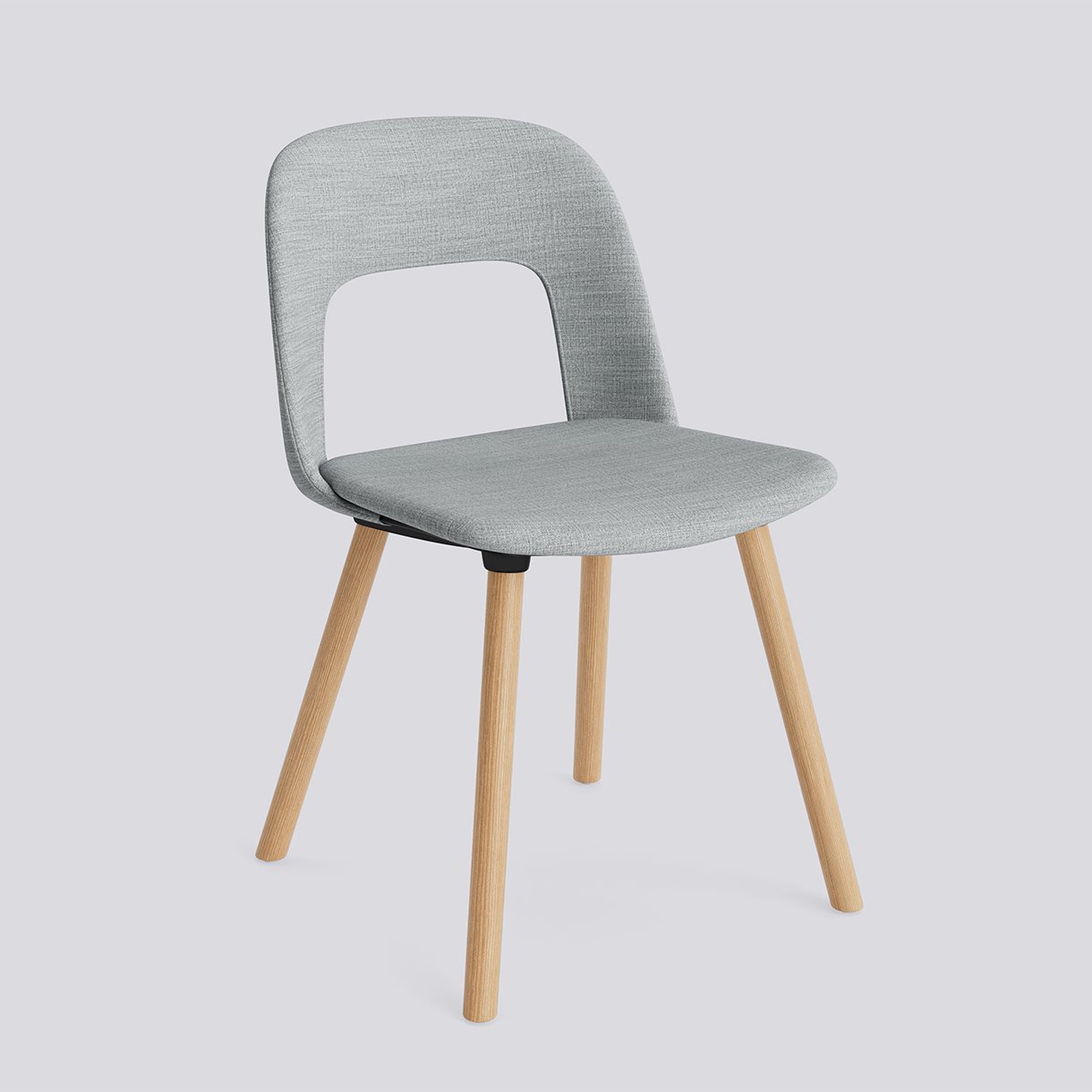  Layout Chair 124 Water-based lacquered solid oak 4 leg base Standard glider-Full upholstery-Remix-123