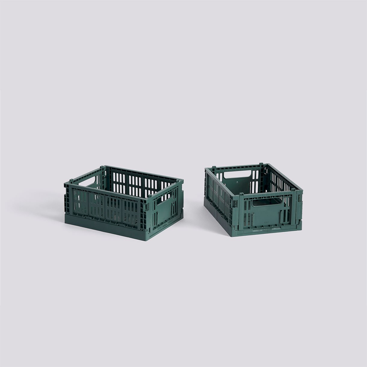 HAY Colour Crate Mini-Set of 2-Dark green