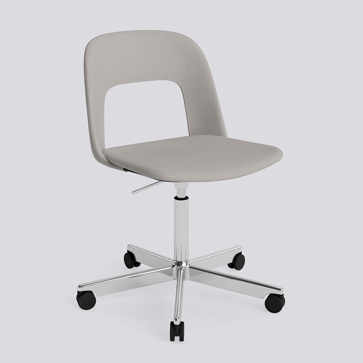 Layout Chair 144 Polished aluminium 5 star swivel Gas lift Wheel base-Full upholstery-Autumn-101