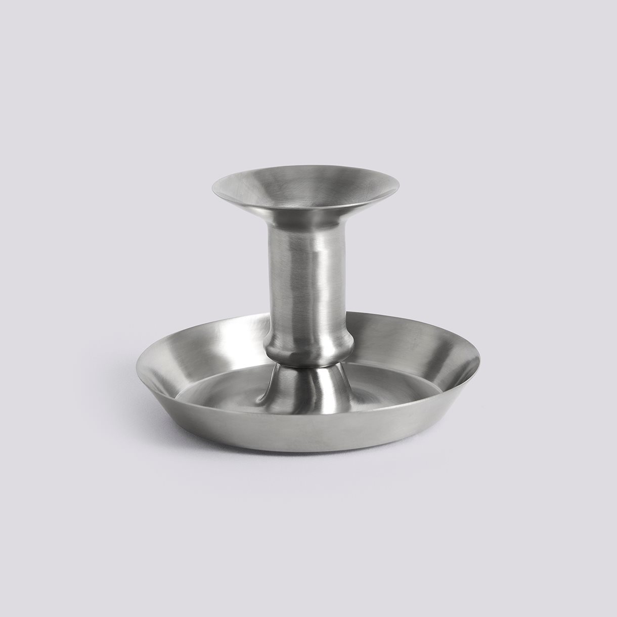  Flare Steel Candleholder-Small-Steel