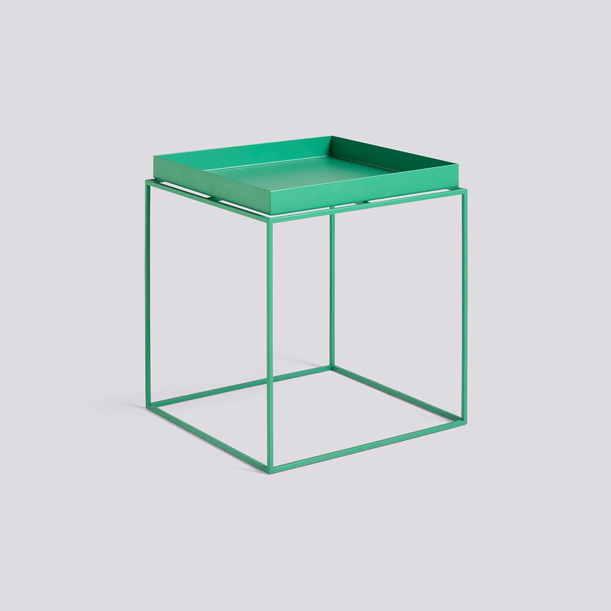 Tray Table-Medium L40 x W40 x H44-Peppermint green powder coated steel