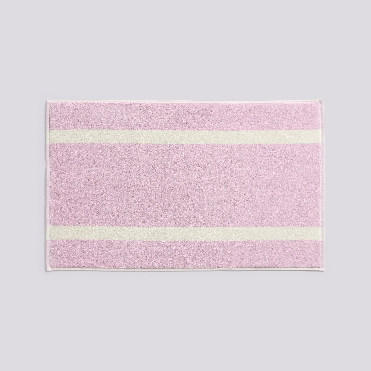 Stripe Bath Mat-W50 x L80-Cool pink